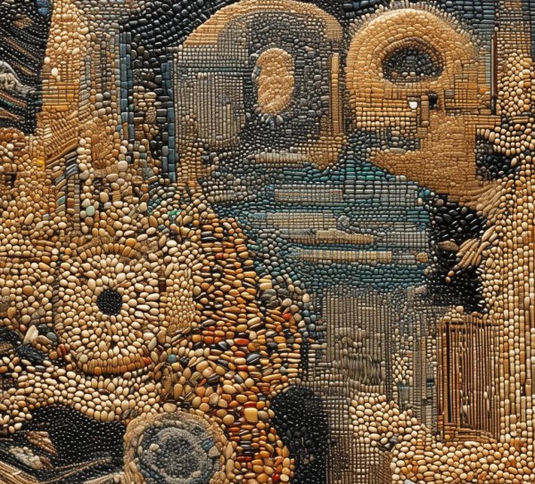 种子粘贴画，生命的启示与科技的碰撞